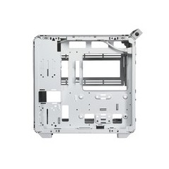 Cooler Master Qube 500 FLATPACK Trn - Expansive ATX Case in Green, Pink & White - Stylish Design, No Power Supply Required!